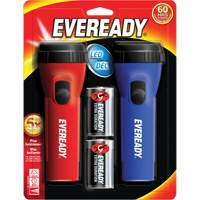 Eveready&reg; General Purpose Flashlight Kit, LED, 25 Lumens, D Batteries Les Fournitures Industrielles Méga