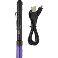 Lampe stylo UV avec port de recharge micro USB Stylus Pro, DEL, Corps en Aluminium, piles Rechargeable, Compris Les Fournitures Industrielles Méga