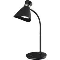 Lampe de bureau, 6 W, DEL, Col 16", Noir Les Fournitures Industrielles Méga