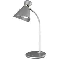 Lampe de bureau, 6 W, DEL, Col 16", Argent Les Fournitures Industrielles Méga