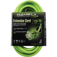 Cordon rallonge industriel Flexzilla Pro, Toutes saisons, SJTW, AWG 12/3, 15 A, 25' Les Fournitures Industrielles Méga