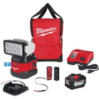 Utility Remote Control Search Light Kit, LED, 4250 Lumens Les Fournitures Industrielles Méga