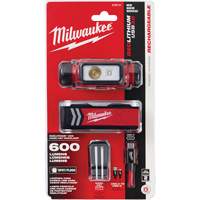 REDLITHIUM USB Hardhat Headlamp, LED, 600 Lumens, 5 Hrs. Run Time, Rechargeable Batteries Les Fournitures Industrielles Méga