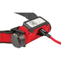 REDLITHIUM USB Hardhat Headlamp, LED, 600 Lumens, 5 Hrs. Run Time, Rechargeable Batteries Les Fournitures Industrielles Méga