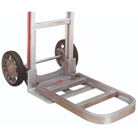 Rallonge pliantes de plaque frontale 20" pour diable en aluminium Les Fournitures Industrielles Méga