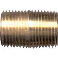 Close Nipple, Brass, 3/4", NPT Les Fournitures Industrielles Méga