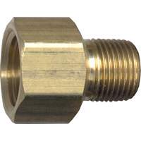Adaptateur de tuyau, FPT x NPT, 1/4" x 1/8" dia., Laiton Les Fournitures Industrielles Méga