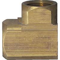 Extruded 90° Elbow Pipe Fitting, FPT, Brass, 1/8" Les Fournitures Industrielles Méga