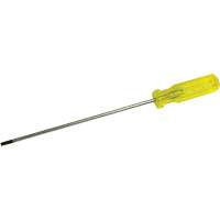 Slotted Electrician's Screwdriver, 3/16" Tip, Round, 11-1/2" L, Plastic Handle Les Fournitures Industrielles Méga