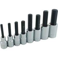 Hex Head SAE Socket Set, Hex, 1/2" Drive, 8 Pcs Les Fournitures Industrielles Méga