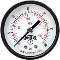 Manom&egrave;tre &eacute;conomique,  2", 0 - 30 psi, Fixation arri&egrave;re, Analogique Les Fournitures Industrielles Méga