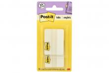 3M 7010370973 - Onglets durables Post-it® 686-24WE, blanc, 50,8 mm x 38,1 mm (2 po x 1,5 po), 12 onglets/paquet, 2 d