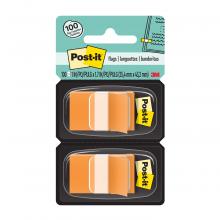 3M 7100030634 - Languettes adhésives Post-it® 680-OE2, orange, 25,4 mm x 43,2 mm (1 po x 1,7 po), 50 languettes/dist