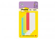 3M 7010331966 - Onglets de classement Post-it® 686-ALYR3IN, couleurs primaires assorties, 76,2 mm x 38,1 mm (3 po x 