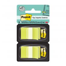 3M 7100031740 - Languettes adhésives Post-it® 680-BG2, vert vif, 25,4 mm x 43,2 mm (1 po x 1,7 po), 50 languettes/di