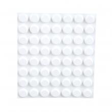 3M 7000126186 - Produit de protection Bumpon (MC) 3M™, SJ5412 blanc véritable, 3000 par caisse