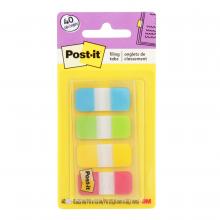 3M 7010332170 - Onglets Post-it® 676-ALYR, turquoise, lime, jaune, rouge, 15,87 mm x 38,1 mm (0,625 po x 1,5 po), 10