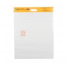 3M 7000047563 - Tableau à feuilles super autocollantes pour surfaces murales 566 Post-it®, blanc, 50,8 cm x 58,4 cm 